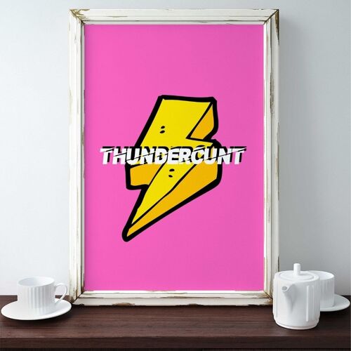 Thundercunt - Wall Art Print