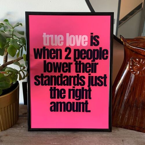 True Love- Wall Art Print