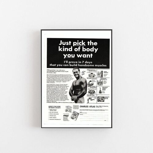 What kind of body do you want? - Wall Art Print