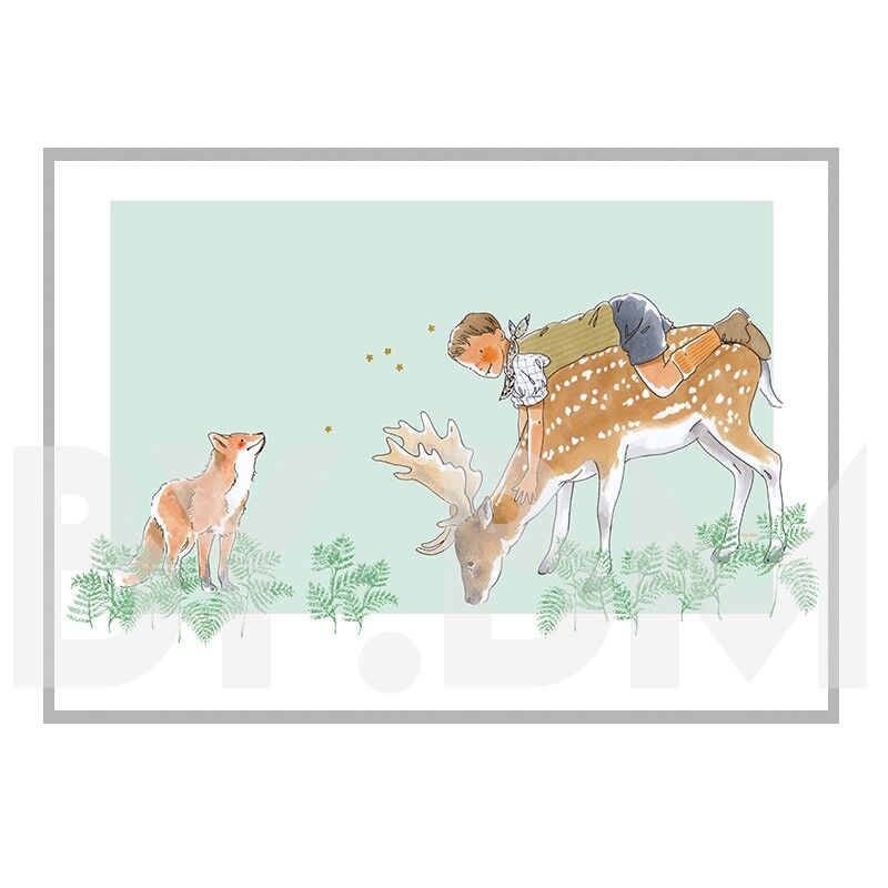 Poster  A3 -"il faut rentrer Maman va s'inquiéter"