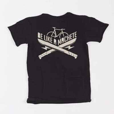 T-Shirt Ciclismo MACHETE Nera – Per Lui