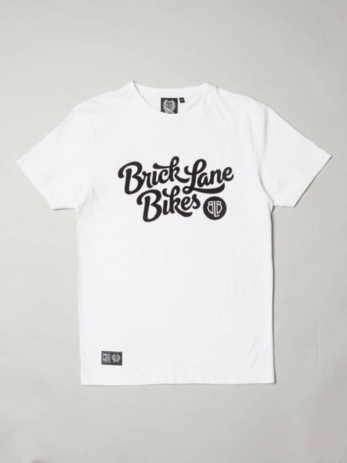 BLB FLOCK SCRIPT T-Shirt White – For Him