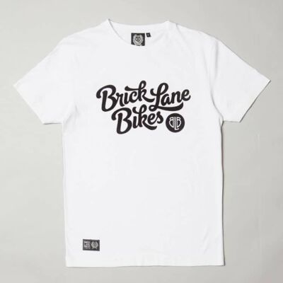 BLB FLOCK SCRIPT T-Shirt Weiß – Für Ihn