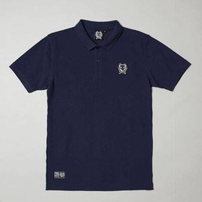 BLB SMALL BADGE Polo Shirt Navy – For Him