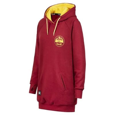PRIMAVERA Long cycling Hoodie – For Her – MAROON