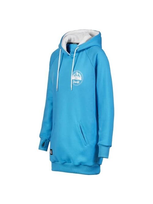 PRIMAVERA Long Cycling Hoodie – For Her – TURQUOISE