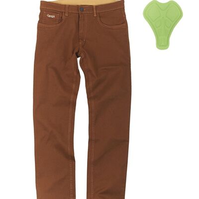 STRAAT Brown Padded Cycling Pants – For Him