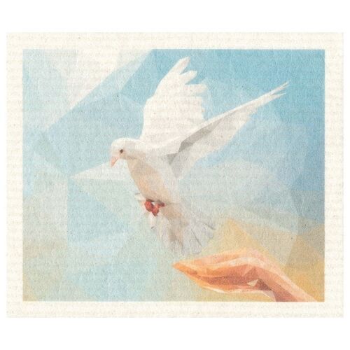 Dishcloth Dove of Peace
