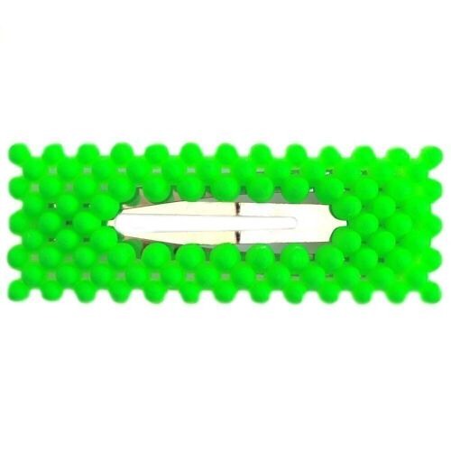 Haarclip bubbles neon green