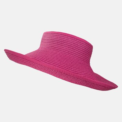 Packable Visor with Bow - Pink