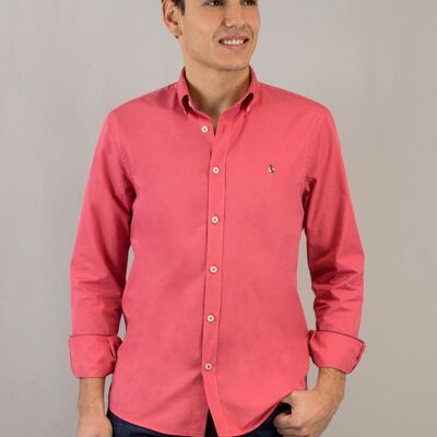 Rotes Vinci-Shirt