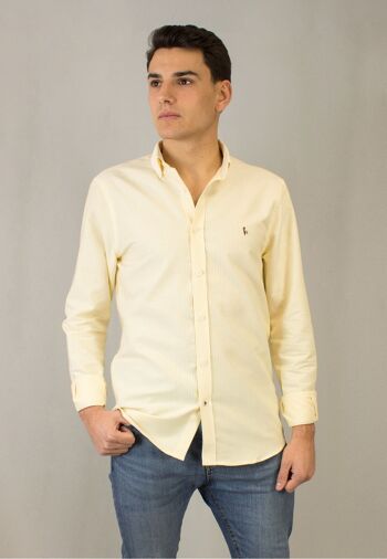 Chemise lune jaune 3