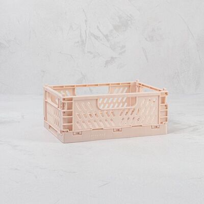 Petite caisse de rangement pliante Desert Blush