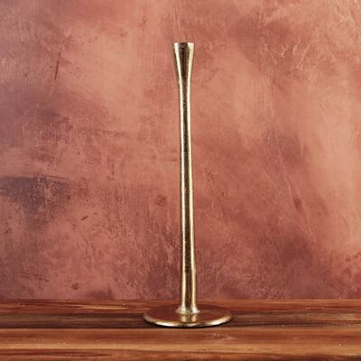 Gold Tapered Candle Holder