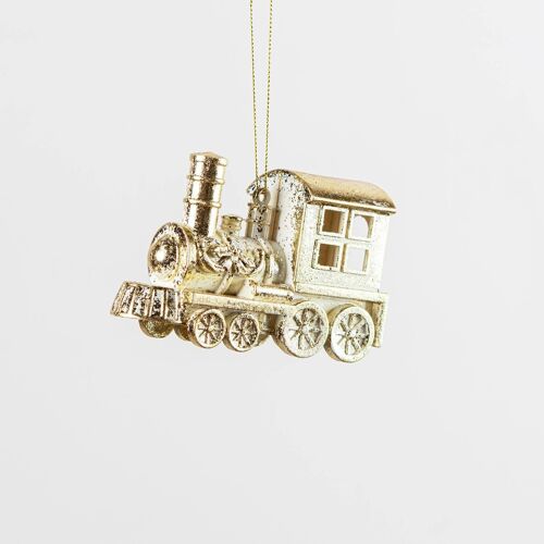 Gold Train Bauble