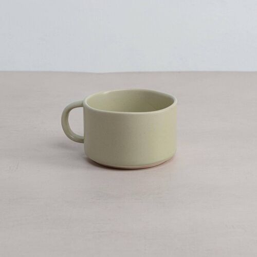 Organics Cappuccino Mug - Olive Shore