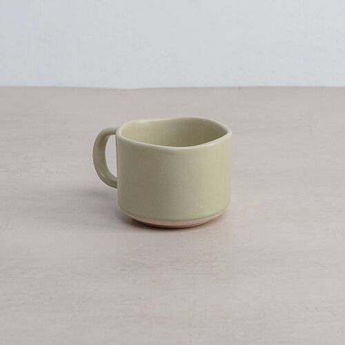 Organics Flat White Mug - Olive Shore