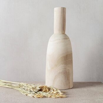 Vase en bois naturel Tallie 1