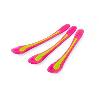 Brother Max - 3 Pack Long Handle Weaning Spoons (IB-BM301PGWS)