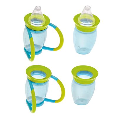 Brother Max - Vaso Entrenador 4 en 1 - Azul/Verde