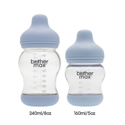 Brother Max - Anti-colic Feeding Bottle - Blue