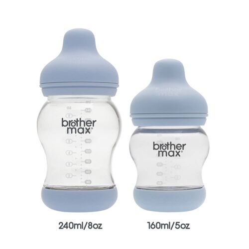 Brother Max - Anti-colic Feeding Bottle - Blue (IB0BM108WS)