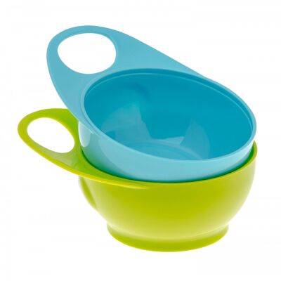 Brother Max - Twin Pack Easy Hold Weaning Bowls