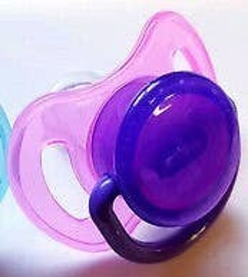 CLEARANCE - Duralon - PINK Baby Dummy Pacifiers - Singles (DL_ORT_PNK-WS)