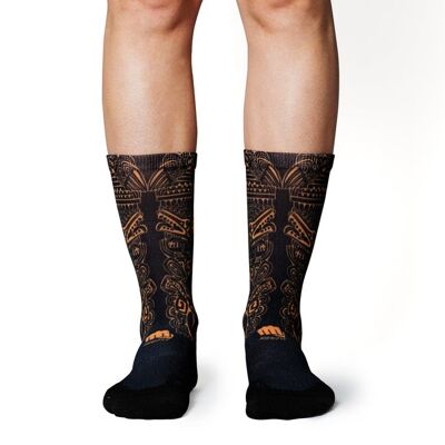 Azteca Gold Cycling Socks