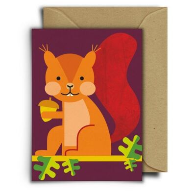 Elsa Eichhörnchen | Grußkarte mit Umschlag