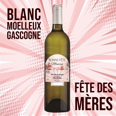 "Fête des mères"- IGP - Côtes de Gascogne Grand manseng blanc moelleux 75cl
