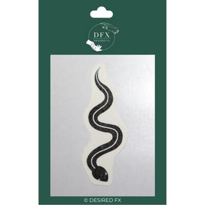 Wiggle snake temporary tattoo