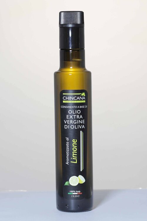 Italian EVO Lemon Aromatized EVO Olive Oil 0.5l Glass bottle