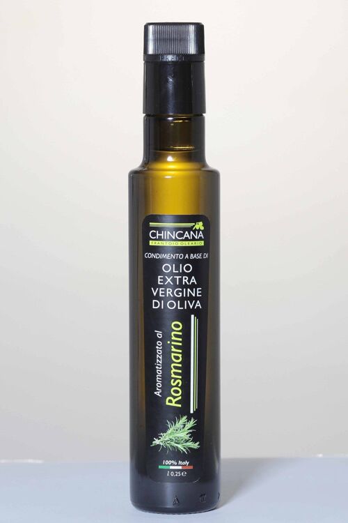 Italian EVO Rosemary Aromatized EVO Olive Oil 0.5l Glass bot