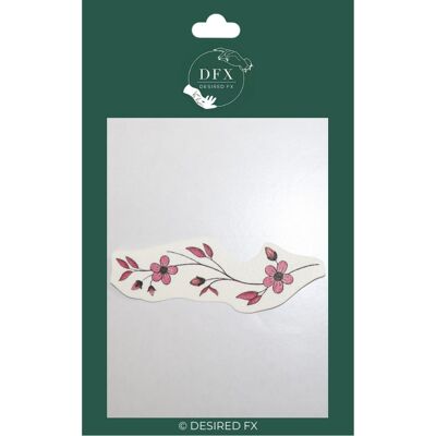 Pink sakura temporary tattoo