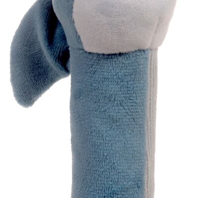 Shark Squeakaboo - el primer juguete del bebé - sonajero chirriador y juguete arrugado