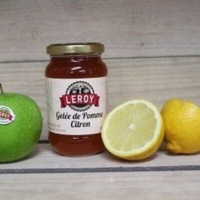 Gelatina de limón y manzana