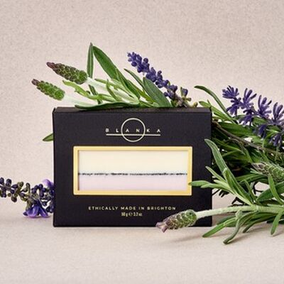 Ruhe und Frieden - Entspannendes Seifenstück mit Lavendel, Bergamotte und Vetiver