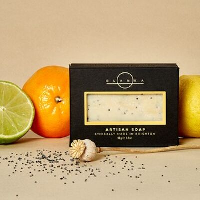 Daydreaming - Exfoliating soap bar with citrus oils, peppermint & poppy seed