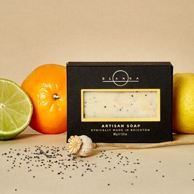 Daydreaming - Exfoliating soap bar with citrus oils, peppermint & poppy seed