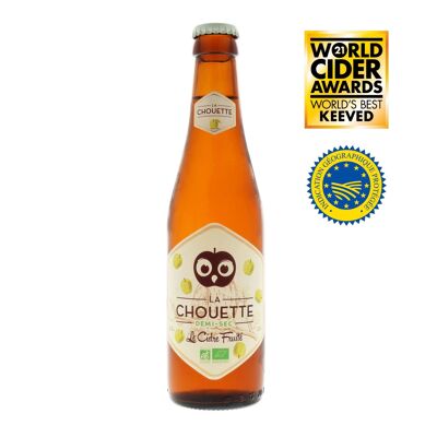Cider La Chouette Demi-Sec Organic 33cl