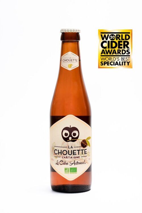 Cidre La Chouette Châtaigne Bio 33cl