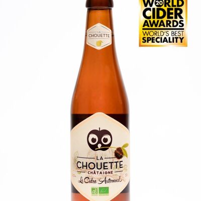 La Chouette Sidra de Castaña Ecológica 33cl