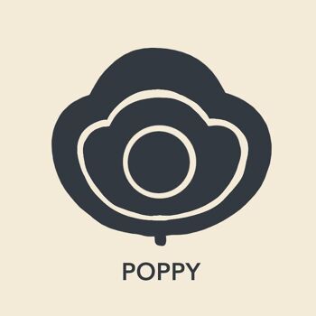 Hochet en bois naturel - Fleur - Poppy 7