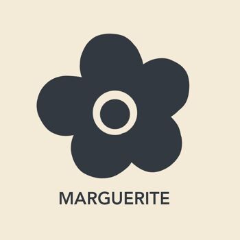 Hochet en bois naturel - Fleur - Marguerite 7
