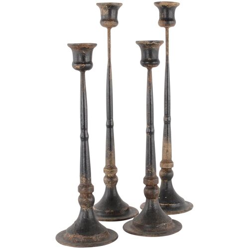 Rustic Dinner Candlestick Holders - Large