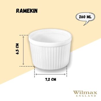2 pcs Ramekin Set in Color Box WL‑996121/2C 2