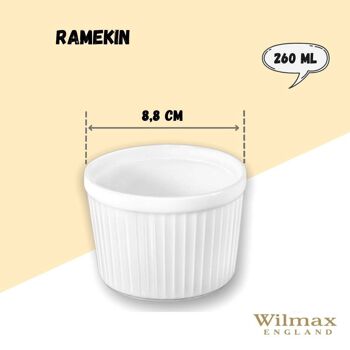 2 pcs Ramekin Set in Color Box WL‑996121/2C 3