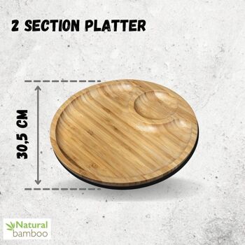 2 SECTION PLATTER 30.5CM WL-771044/A 3