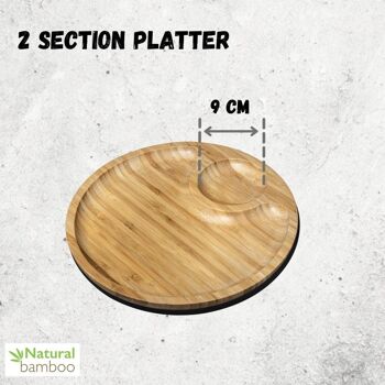 2 SECTION PLATTER 30.5CM WL-771044/A 4